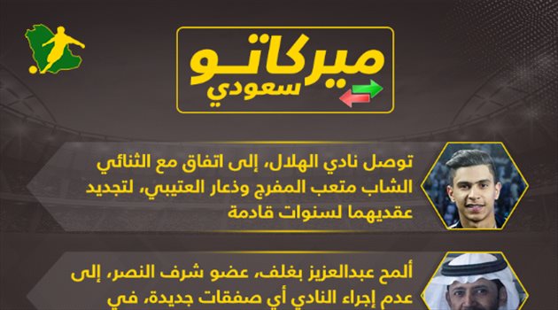 ميركاتو سعودي| صدمة "حزينة" للنصر.. ونشاط كبير للهلال