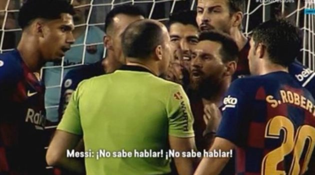 تبرير غريب من ميسي دفاعا عن ديمبلي بعد طرده أمام إشبيلية
