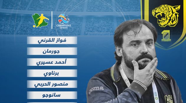 أبطال آسيا| الشمراني ورومارينهو يقودان تشكيل الاتحاد أمام الوحدة الإماراتي
