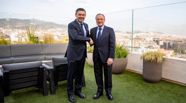 غداء ودي بين مسؤولي برشلونة وريال مدريد قبل الكلاسيكو