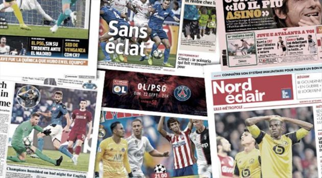 صحف العالم اليوم الخميس.. دراما يونانية وريال مدريد العاجز أمام طوفان باريس ويوفنتوس الحقيقي يظهر من جديد