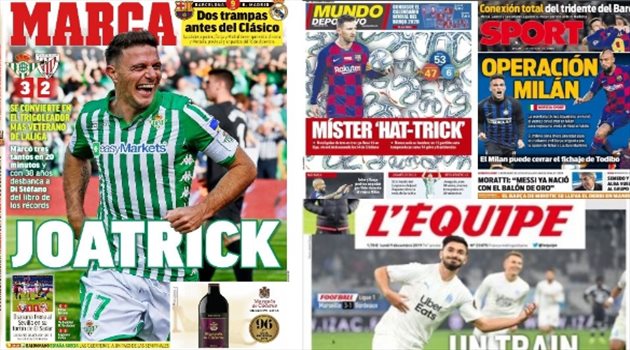 صحف العالم ليوم الإثنين.. هوس زيدان قبل الكلاسيكو ومخاوف من تراجع يوفنتوس