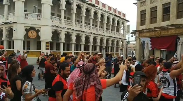 كأس العالم للأندية| فيديو.. جماهير فلامنجو ترتدي الزي السعودي قبل مواجهة الهلال