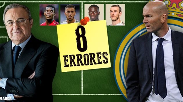 ماركا: 8 أخطاء فادحة في ميركاتو ريال مدريد