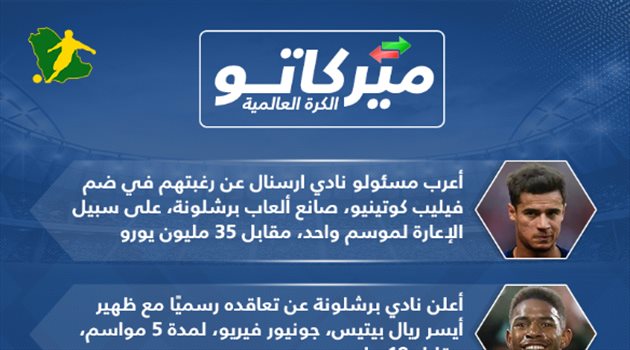 ميركاتو سعودي| كوتينيو يقترب من الرحيل.. وإعلان 3 صفقات نارية