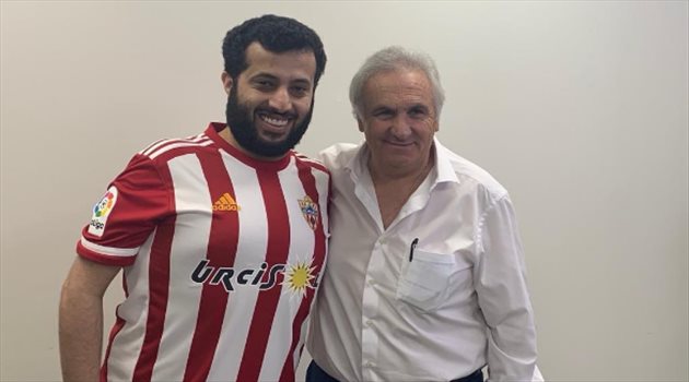 ألميريا يستعين بـ"عبارة التحدي الشهيرة" في تقديم تركي آل الشيخ