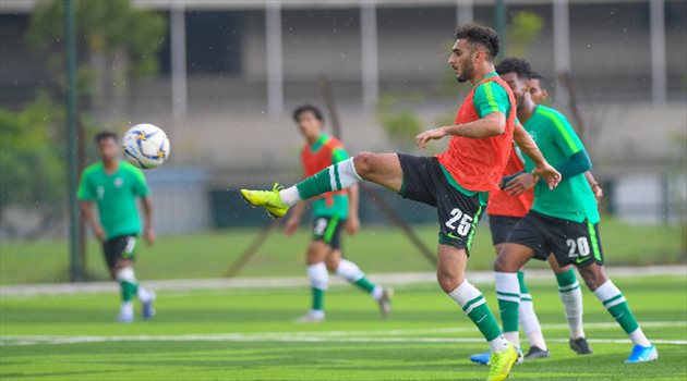 الأخضر تحت 23 عاما يواصل تدريباته استعدادا لبطولة كأس آسيا