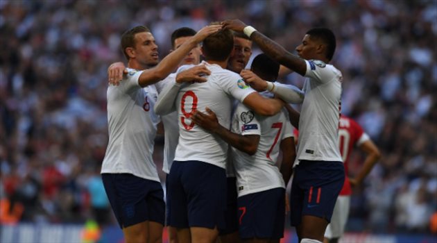 تصفيات يورو 2020| إنجلترا تضرب بلغاريا بهاتريك كين وتألق سترلينج