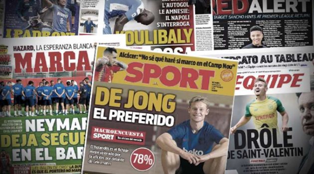 فيديوجرافيك| صحف العالم ليوم الأربعاء .. الفيفا تنصف نيمار وهازارد يزعج نجم ريال مدريد