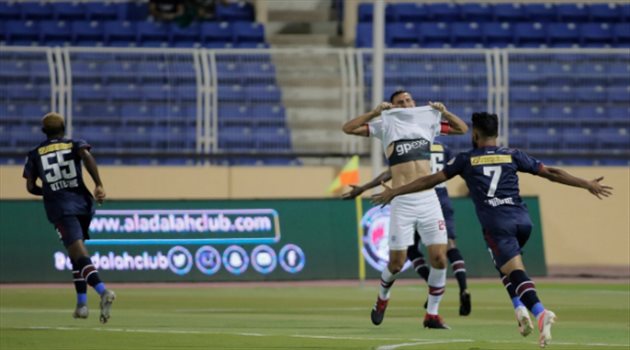 "الثنائي الذهبي" يقود العدالة لعبور أبها في دوري المحترفين