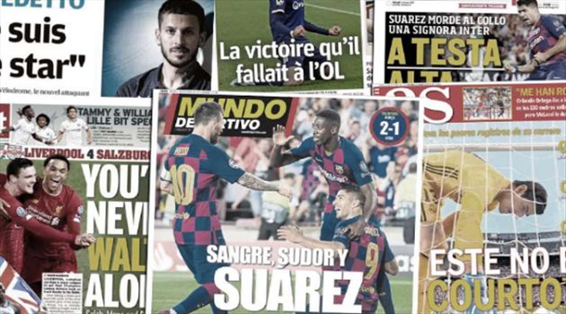 صحف العالم اليوم السبت.. بوكيتينو يرفض الهروب من سباعية بايرن ميونخ ورعب أندلسي من ميسي