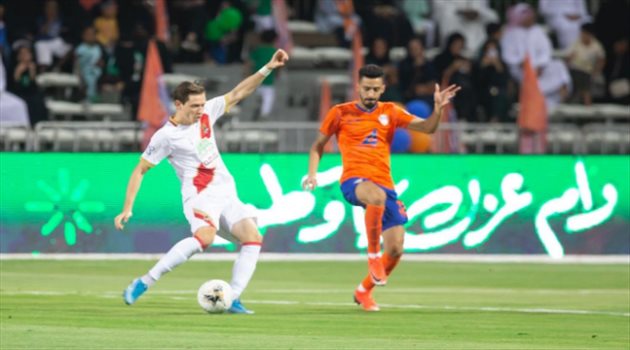 غودوين يقود الوحدة لإسقاط الفيحاء في دوري المحترفين