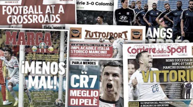 صحف العالم اليوم السبت.. توابع كلاسيكو الإنجليز ومبابي يشعل صراع ناري بين ريال مدريد ويوفنتوس