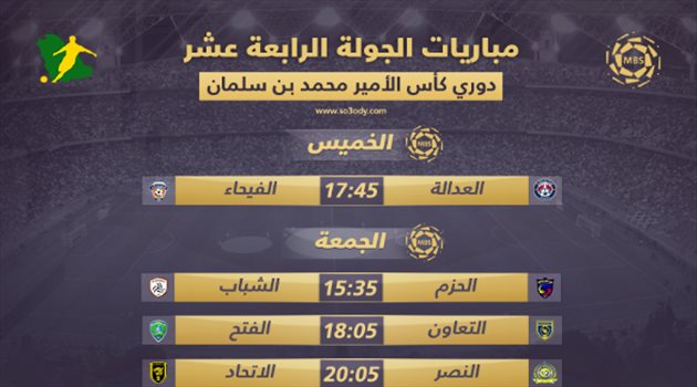  دوري المحترفين| مباريات الجولة 14.. كلاسيكو النصر والاتحاد والوحدة يهدد حلم الهلال