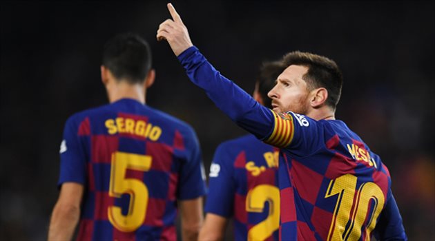 ميسي خارج قائمة برشلونة لقمة انتر في دوري أبطال أوروبا