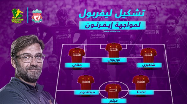 مفاجآت عديدة في تشكيل ليفربول أمام إيفرتون بديربي الميرسيسايد