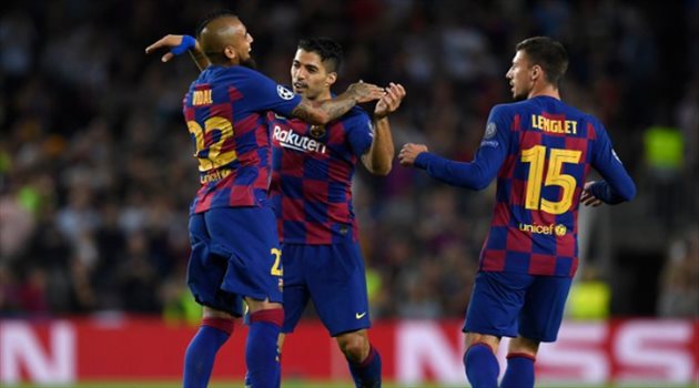 رقم قياسي جديد لبرشلونة وسواريز عقدة الطليان وفشل جريزمان يتواصل بدوري الأبطال