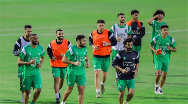 الأهلي يستأنف تدريباته استعدادا لمواجهة الفيحاء في كأس الملك