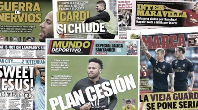 صور| صحف العالم اليوم الخميس.. نافاس يطلب الرحيل عن ريال مدريد وتوقعات جديدة حول مستقبل نيمار