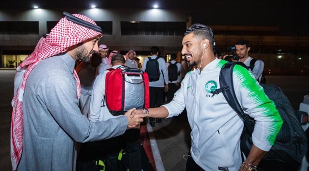  رئيس هيئة الرياضة يستقبل منتخب السعودية عقب وصوله الرياض