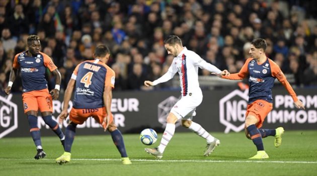 باريس سان حيرمان يعود أمام مونبيلييه بثلاثية من "مثلث الرعب"