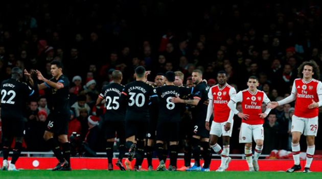 الثنائية الأولى لدي بروين والهدف الأسرع في شباك أرسنال بالدوري الإنجليزي