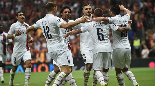 فيديو| جالطا سراي يسقط أمام باريس سان جيرمان بصعوبة بدوري الأبطال