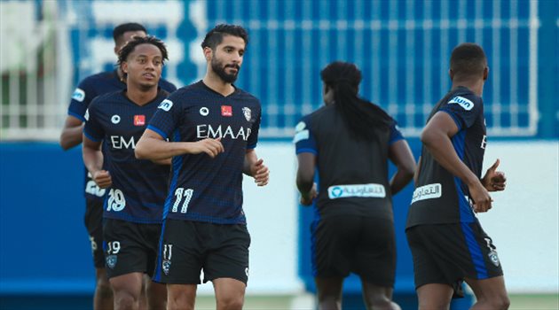  الهلال يختتم تدريباته في الرياض ويطير إلى الدوحة