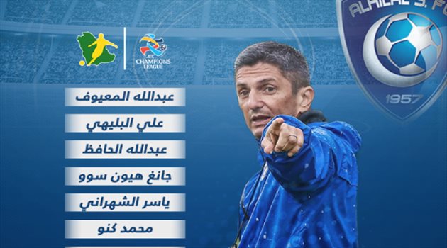 أبطال آسيا| مفاجأة في تشكيل الهلال أمام الاتحاد