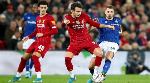 قطار ليفربول لا يتوقف.. وإيفرتون الضحية الجديدة في كأس الاتحاد الإنجليزي