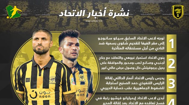  نشرة الاتحاد| شكوى للفيفا وثورة تعاقدات في انتقالات يناير