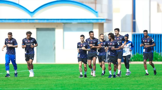 الهلال يستأنف تدريباته استعدادا لمواجهة الفيصلي في كأس الملك