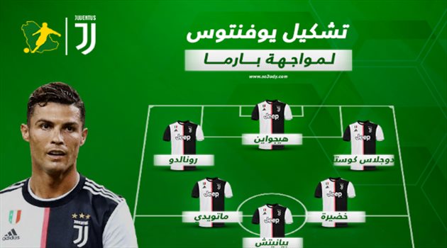 الدوري الإيطالي| مفاجأة هجومية في تشكيل يوفنتوس لمواجهة بارما