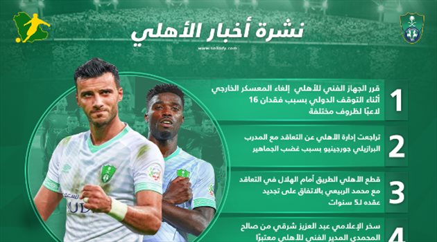 نشرة الأهلي| الهلال يخسر معركته الكبرى أمام الراقي.. والمحمدي "ليس مدرب"