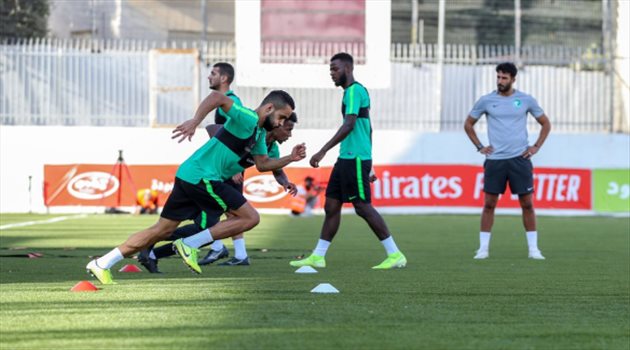 الأخضر يختتم استعداداته لفلسطين بـ"مناورة" و"كرات ثابتة"