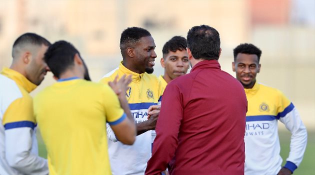 النصر يستأنف تدريباته استعدادا لمواجهة العدالة