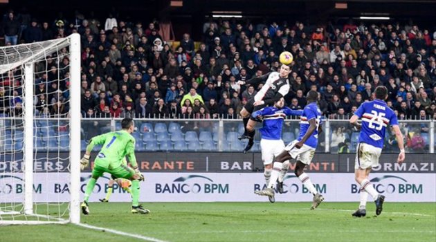 إبداعات رونالدو تهدي يوفنتوس صدارة الدوري الإيطالي بالفوز على سامبدوريا