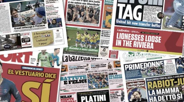 صحف العالم ليوم الخميس| زيدان يستعد لريمونتادا ضد سيتي وبيانيتش يصدم باريس من أجل برشلونة