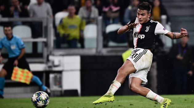 ديبالا يدخل قائمة عظاء يوفنتوس بدوري الأبطال وساري نسبة استحواذ غائبة منذ 16 عاما