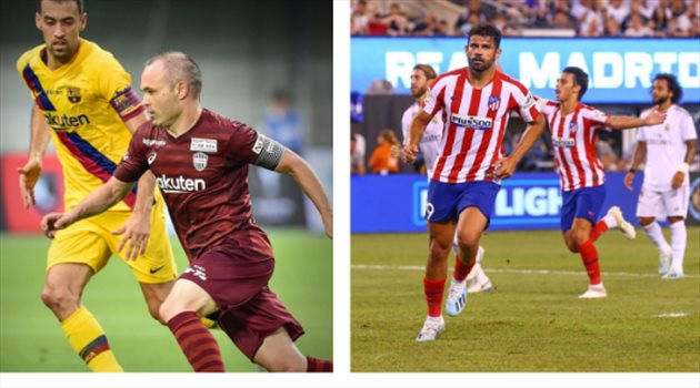 فيديو| خسارة مذلة للريال وبرشلونة يهزم إنيستا وقمة الصين المثيرة.. أهداف مباريات اليوم