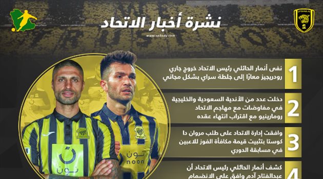 نشرة الاتحاد| مستقبل غامض لـ"هداف العميد".. ومفاجآت الحائلي تتواصل