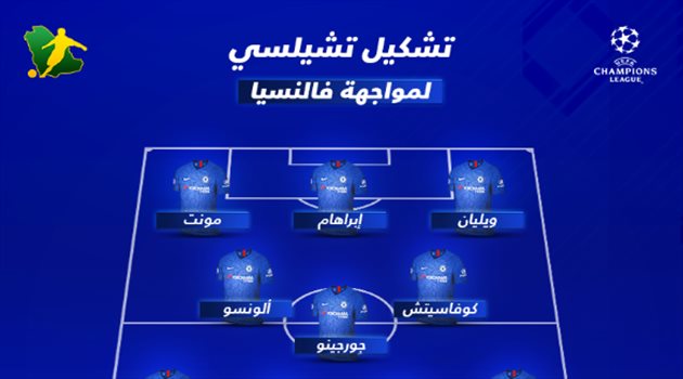 دروجبا الجديد يقود تشيلسي في مواجهة فالنسيا بدوري الأبطال