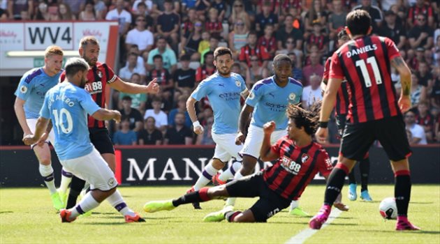 سترلينج يرتقي لصدارة هدافي البريميرليج وإنجاز تهديفي جديد لأجويرو