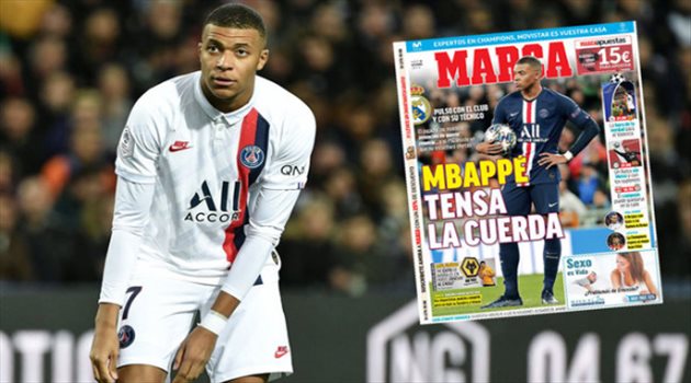 ماركا: الكواليس الكاملة لأزمة مبابي الجديدة مع باريس سان جيرمان.. وموقف ريال مدريد