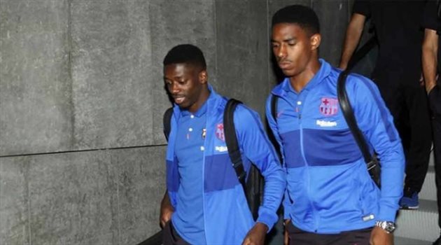 برشلونة يحدد حجم إصابة عثمان ديمبيلي قبل قمة انتر الأوروبية