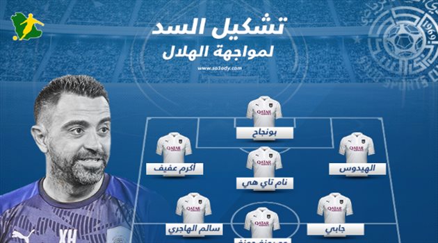 تشافي "يغامر" في تشكيل السد أمام الهلال