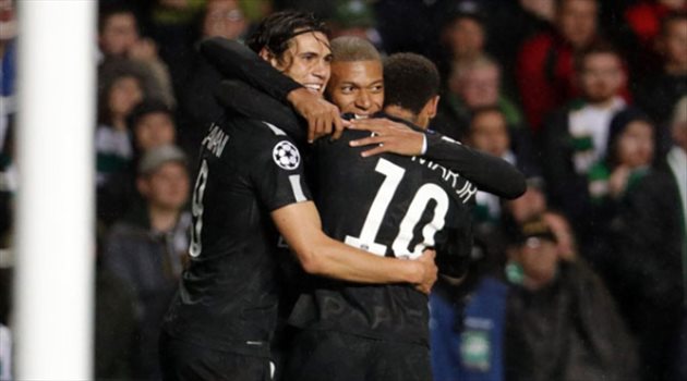 ثلاثي الرعب يقود هجوم باريس سان جيرمان في مواجهة مونبلييه