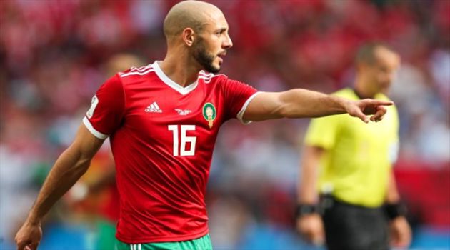 أمرابط يكسر نحسه مع منتخب المغرب