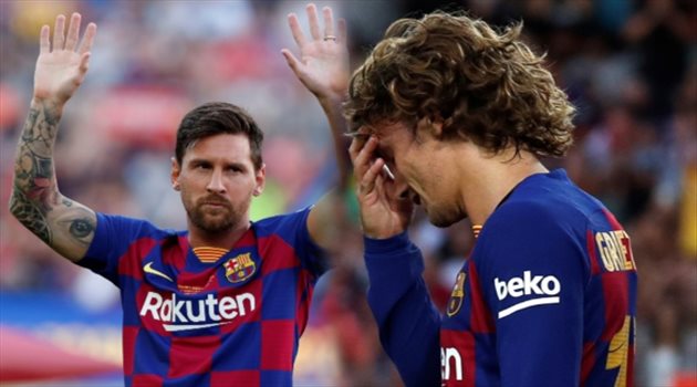 صدمة.. تعرف على طريقة تعامل ميسي مع جريزمان في برشلونة