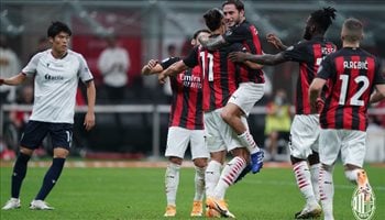 إبراهيموفيتش من مباراة ميلان وبولونيا ميلان يخطف هدف برشلونة.. "بديل إبراهيموفيتش"